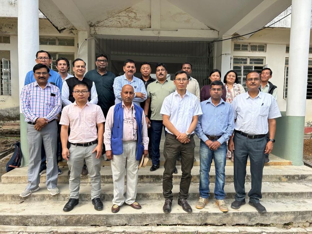 Team Members of School of Agricultural Sciences, Medziphema campus along with observer during SLET Exam held on March 17.